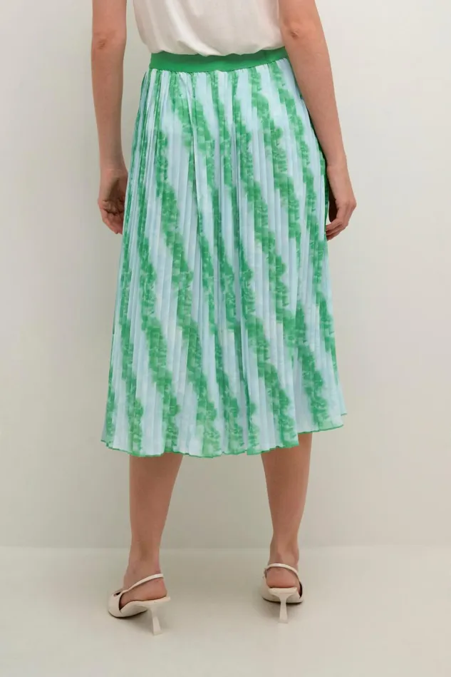 Skirts Women CULTURE CUcarly Skirt Tiedye Green Light Blue