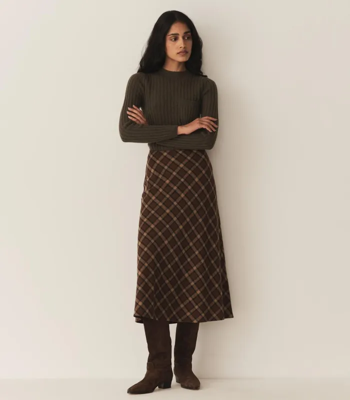 Skirts Women DEN Elowen Skirt Cornwall Plaid Skirts Women DEN Elowen Skirt Cornwall Plaid