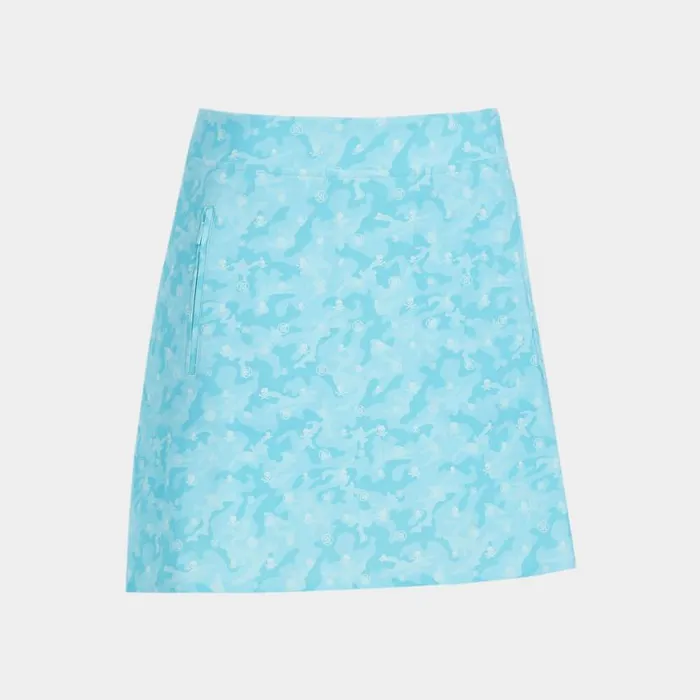 Skorts and Dresses Women GFORE ICON CAMO SILKY TECH NYLON ALINE SKORT Powder
