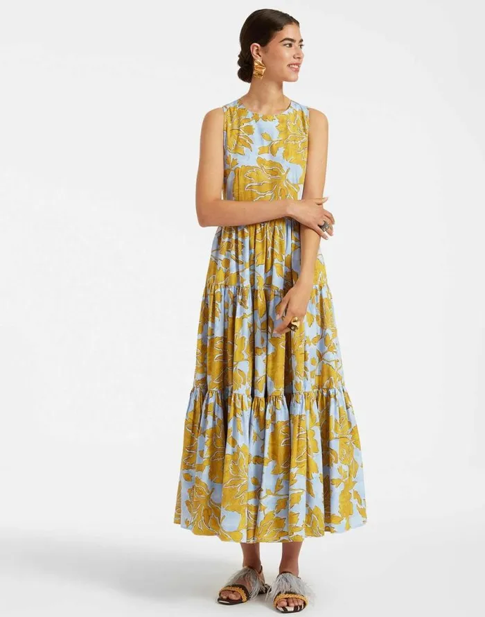 Sleeveless Big Dress Tangle Light Blue Women La Double J Dresses