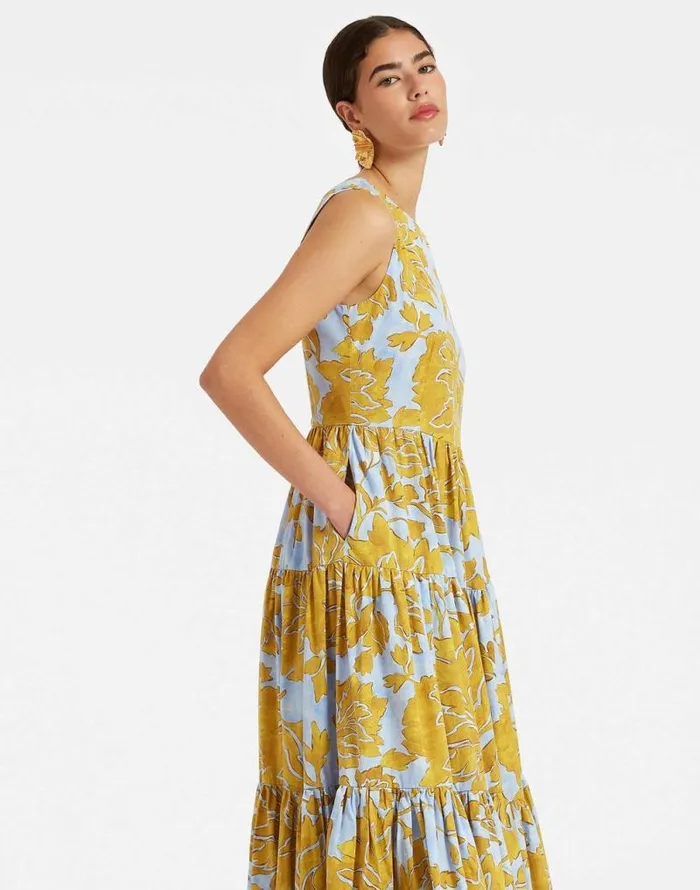 Sleeveless Big Dress Tangle Light Blue Women La Double J Dresses Sleeveless Big Dress Tangle Light Blue Women La Double J Dresses