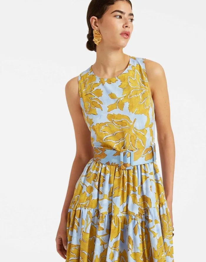 Sleeveless Big Dress Tangle Light Blue Women La Double J Dresses Sleeveless Big Dress Tangle Light Blue Women La Double J Dresses
