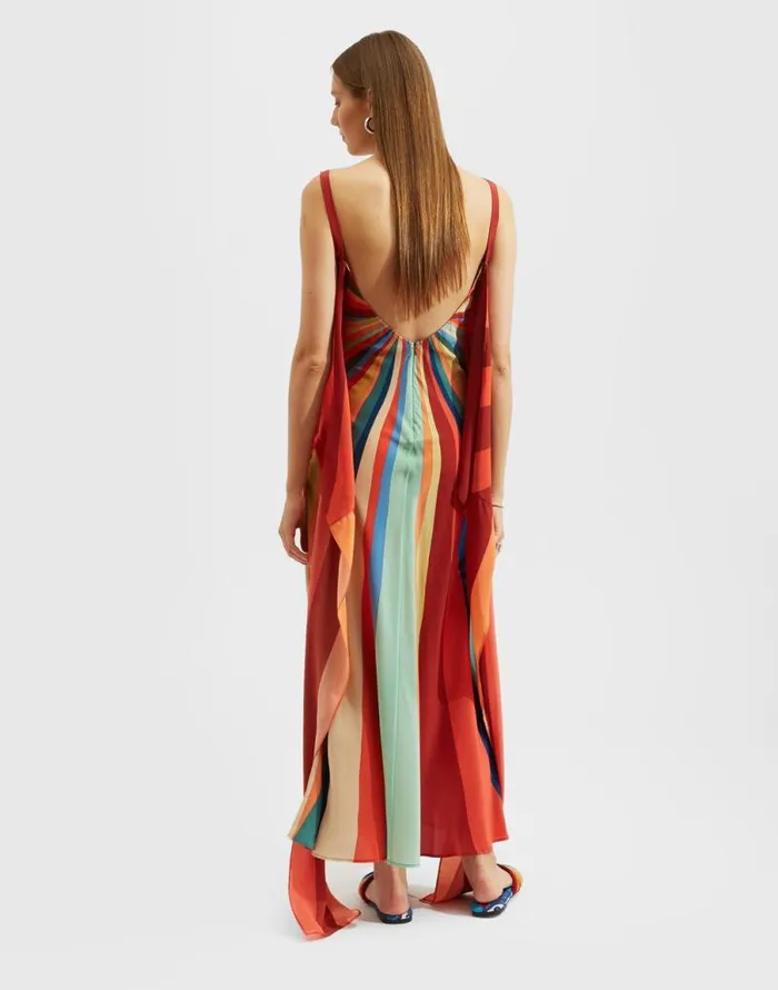 SlipAround Dress Place Rainbow Women La Double J Dresses SlipAround Dress Place Rainbow Women La Double J Dresses