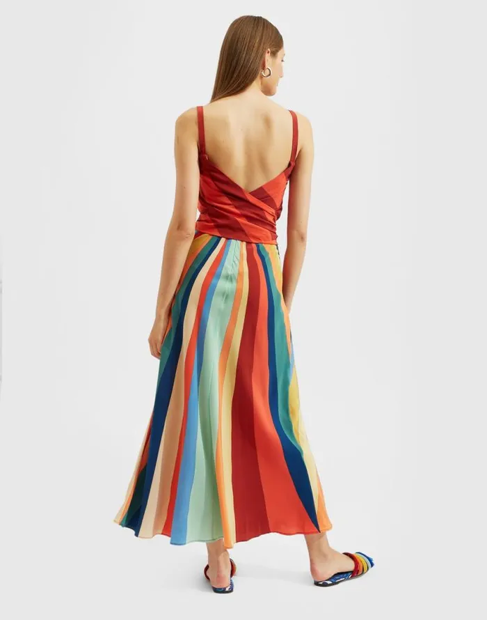 SlipAround Dress Place Rainbow Women La Double J Dresses SlipAround Dress Place Rainbow Women La Double J Dresses