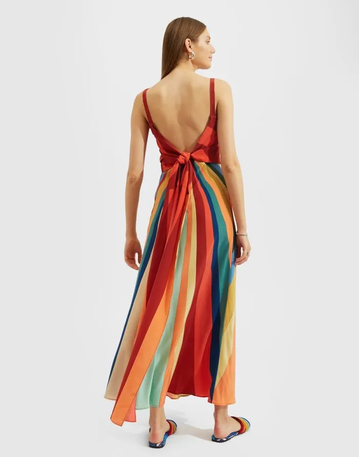 SlipAround Dress Place Rainbow Women La Double J Dresses SlipAround Dress Place Rainbow Women La Double J Dresses