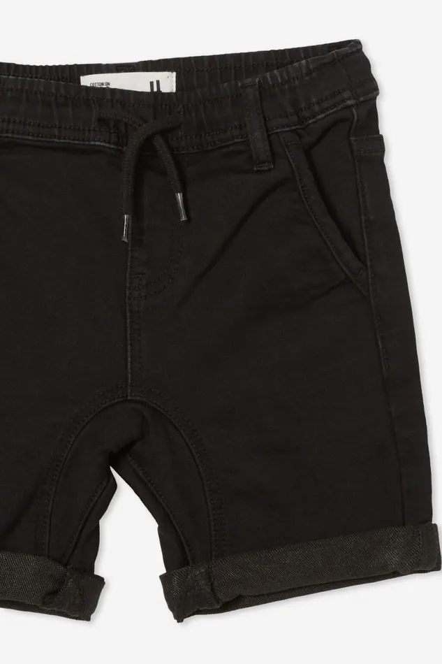 Slouch Fit Short Burleigh Black Boys Cotton On Shorts Slouch Fit Short Burleigh Black Boys Cotton On Shorts