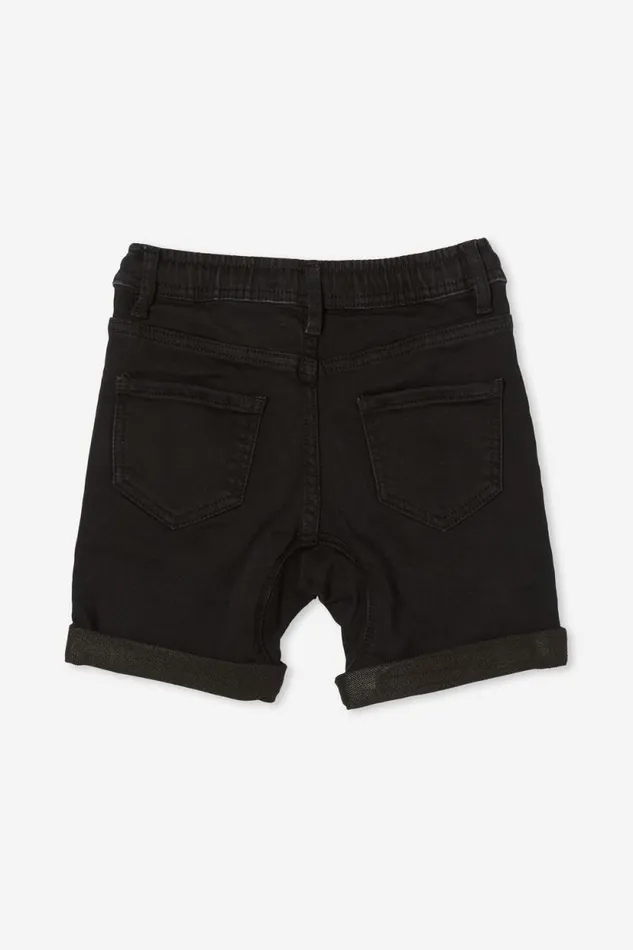 Slouch Fit Short Burleigh Black Boys Cotton On Shorts Slouch Fit Short Burleigh Black Boys Cotton On Shorts