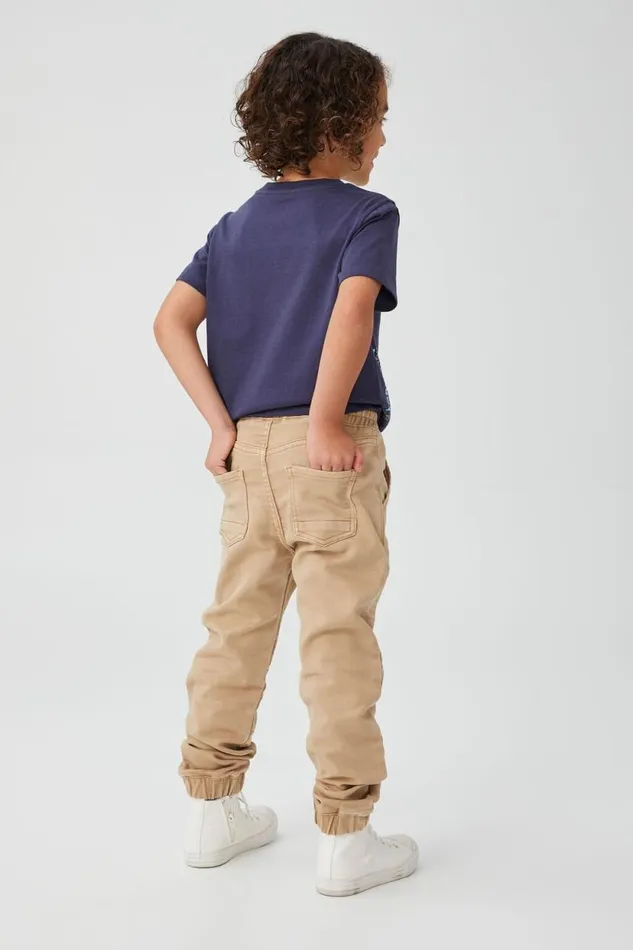 Slouch Jogger Jean Bronte Stone Boys Cotton On Pants and Jeans Slouch Jogger Jean Bronte Stone Boys Cotton On Pants and Jeans