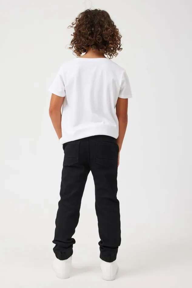 Slouch Jogger Jean Burleigh Black Boys Cotton On Pants and Jeans Slouch Jogger Jean Burleigh Black Boys Cotton On Pants and Jeans