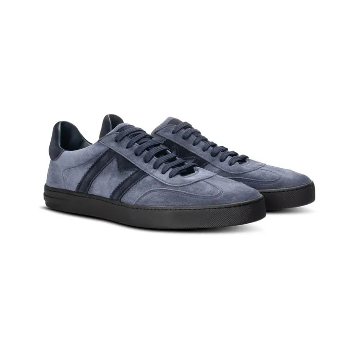 Sneakers Men Moreschi Blue Navy Suede Sneaker