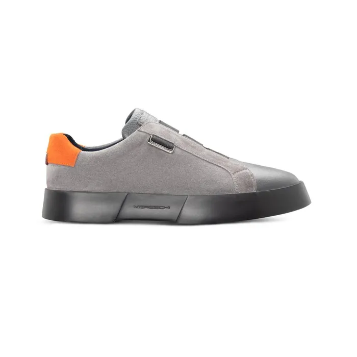Sneakers Men Moreschi Grey Leather Sneaker