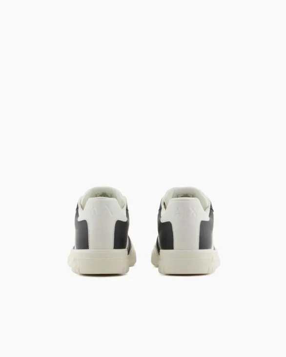 Sneakers With Contrasting Side Band Black Men Armani Sneakers Sneakers With Contrasting Side Band Black Men Armani Sneakers