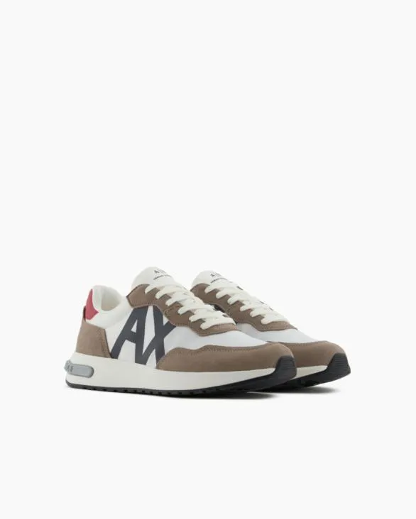Sneakers With Maxi Logo Brown Men Armani Sneakers Sneakers With Maxi Logo Brown Men Armani Sneakers