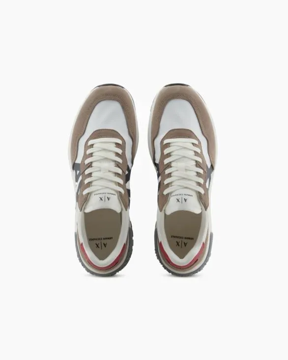 Sneakers With Maxi Logo Brown Men Armani Sneakers Sneakers With Maxi Logo Brown Men Armani Sneakers