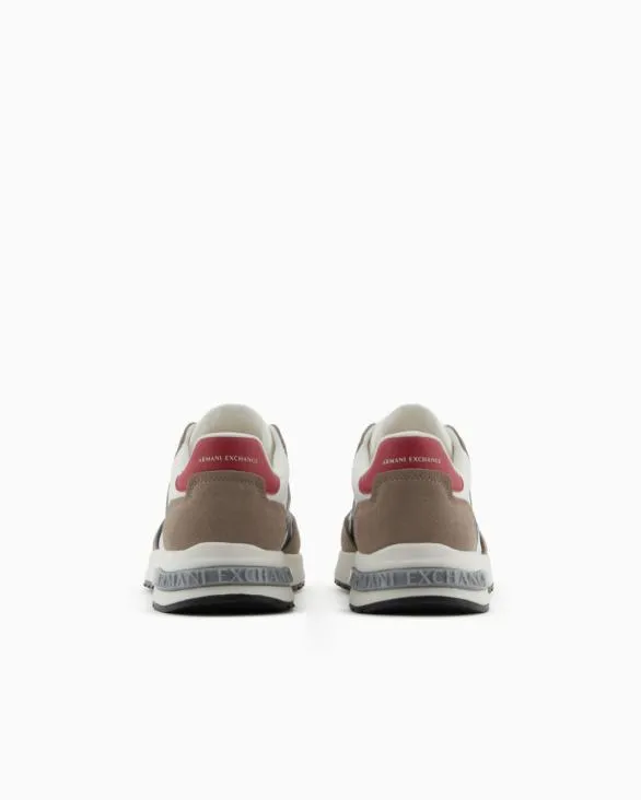 Sneakers With Maxi Logo Brown Men Armani Sneakers Sneakers With Maxi Logo Brown Men Armani Sneakers