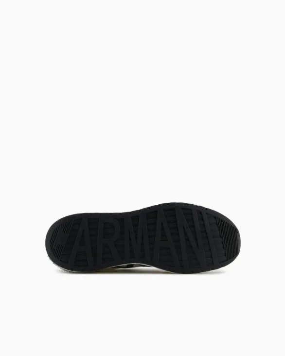 Sneakers With Maxi Logo Brown Men Armani Sneakers Sneakers With Maxi Logo Brown Men Armani Sneakers
