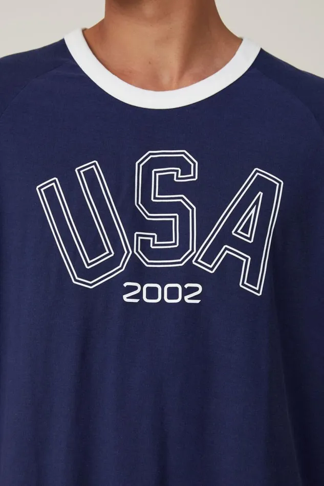 Soccer TShirt Indigovintage Whiteusa 2002 Men Cotton On Tees and Tanks Soccer TShirt Indigovintage Whiteusa 2002 Men Cotton On Tees and Tanks