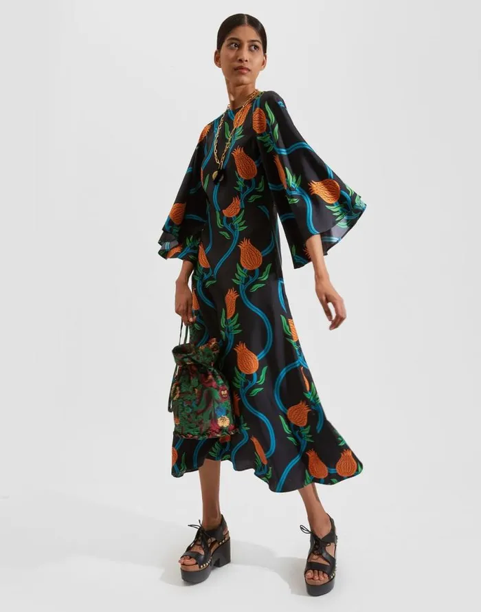 Sorella Dress Melograno Nero Women La Double J Dresses