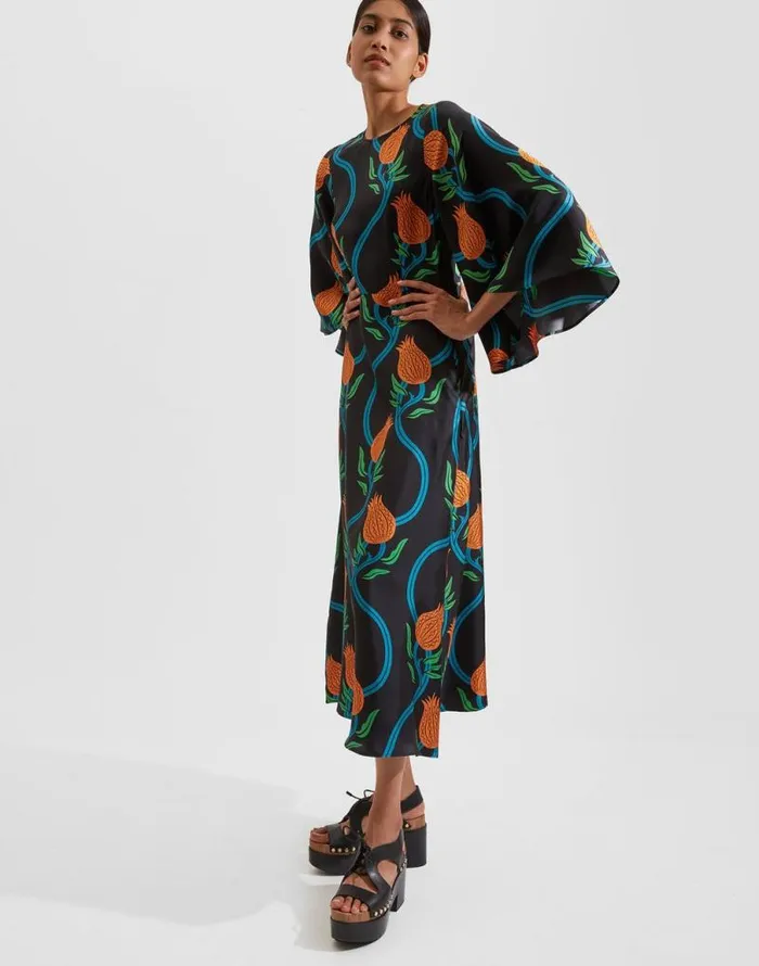 Sorella Dress Melograno Nero Women La Double J Dresses Sorella Dress Melograno Nero Women La Double J Dresses