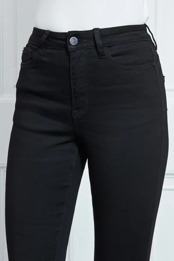 Sosandar Jeans and Jeggings Women Black Sculpting Skinny Jeans Black
