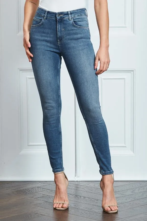 Sosandar Jeans and Jeggings Women Blue Perfect Skinny Jeans Blue