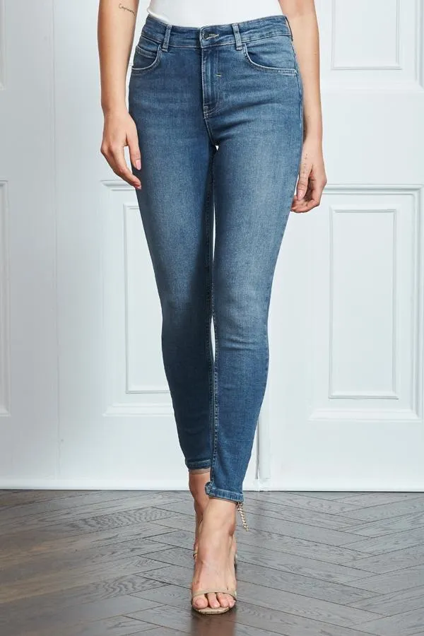 Sosandar Jeans and Jeggings Women Blue Perfect Skinny Jeans Blue
