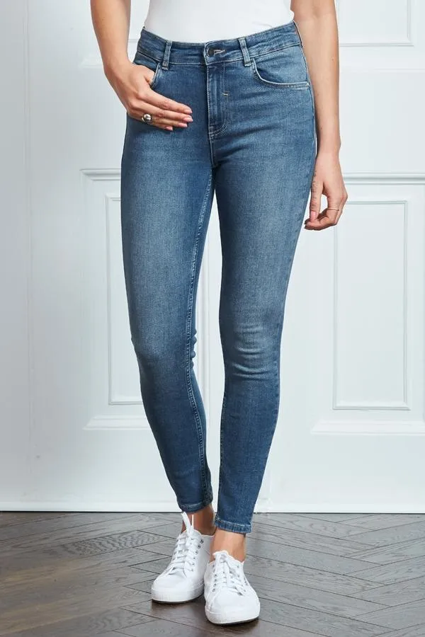 Sosandar Jeans and Jeggings Women Blue Perfect Skinny Jeans Blue