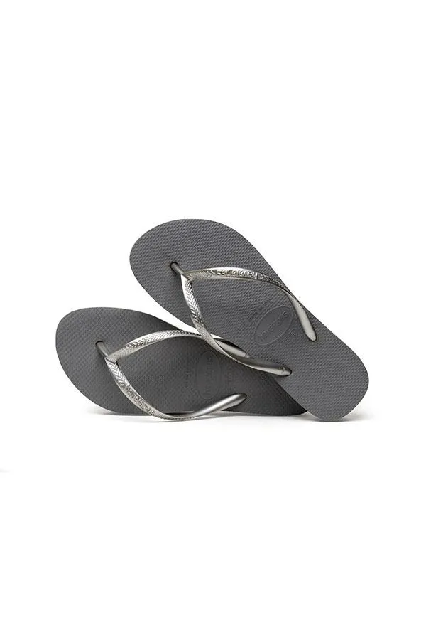 Sosandar Sandals and Flip Flops Women Havaianas Steel Grey Flatform Flip Flops Grey