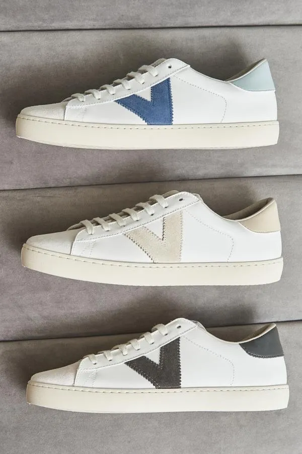 Sosandar Trainers 8211 Superga and Victoria Women Victoria Heilo Natural V Detail Leather Trainers
