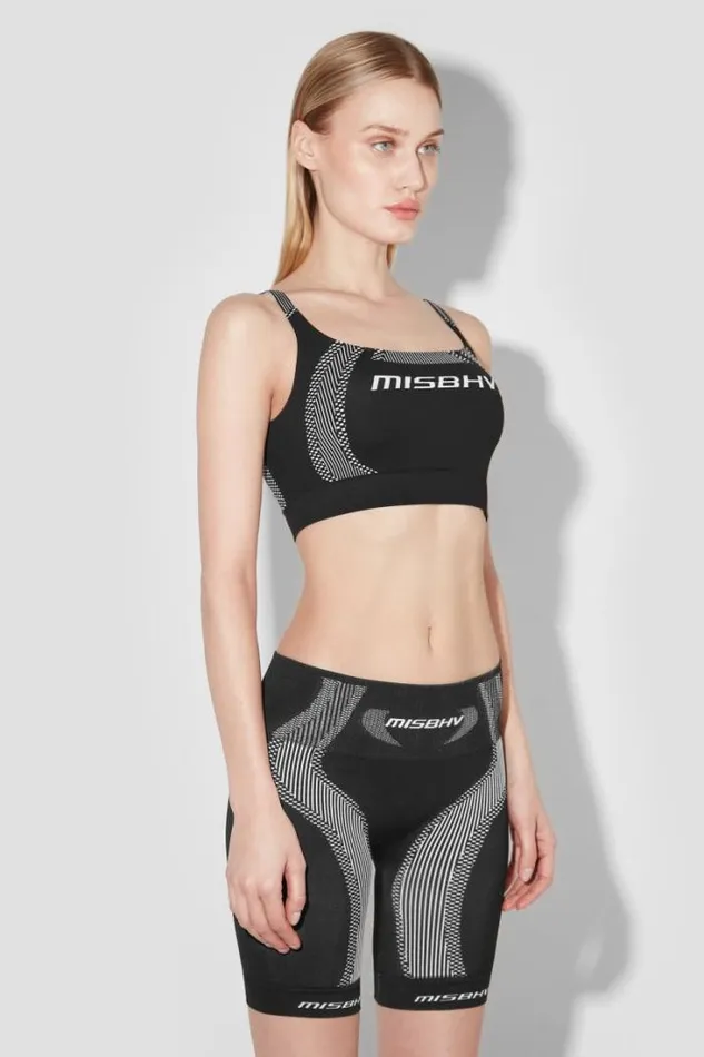 Sport Bra Top Blackwhite Women MISBHV Bras