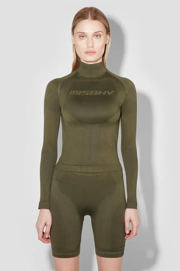 Sport Longsleeve Green Women MISBHV Tops