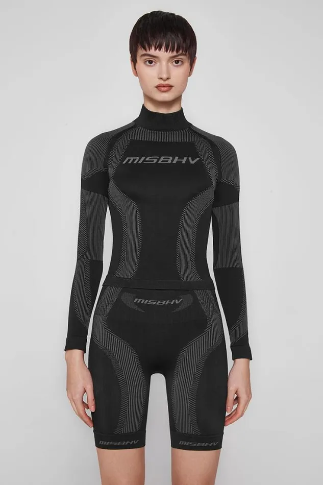 Sport Longsleeve Muted Black Women MISBHV Tops