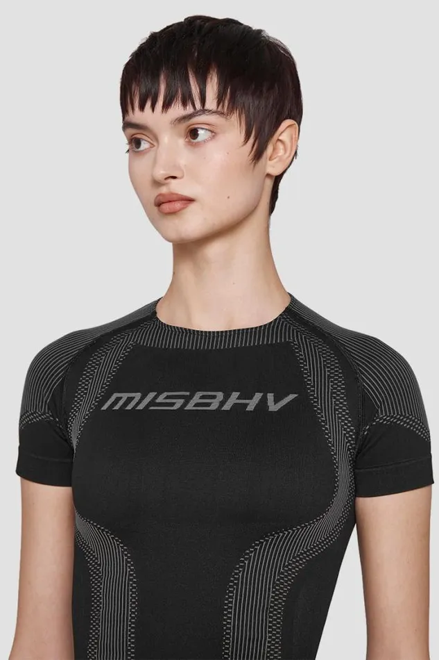 Sport TShirt Muted Black Women MISBHV Tops
