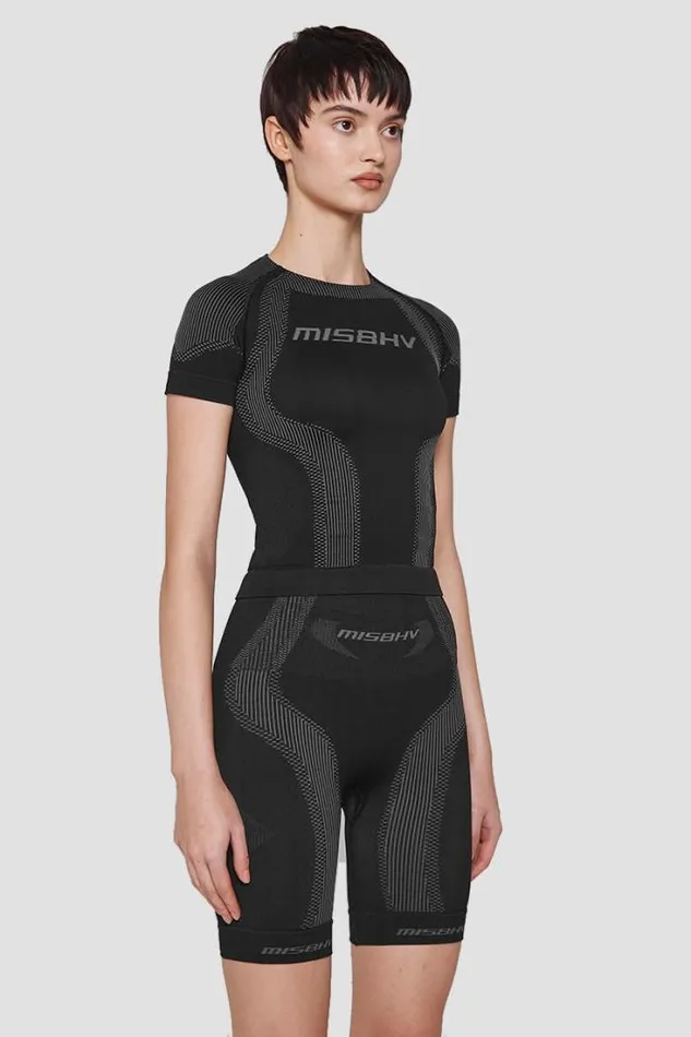 Sport TShirt Muted Black Women MISBHV Tops