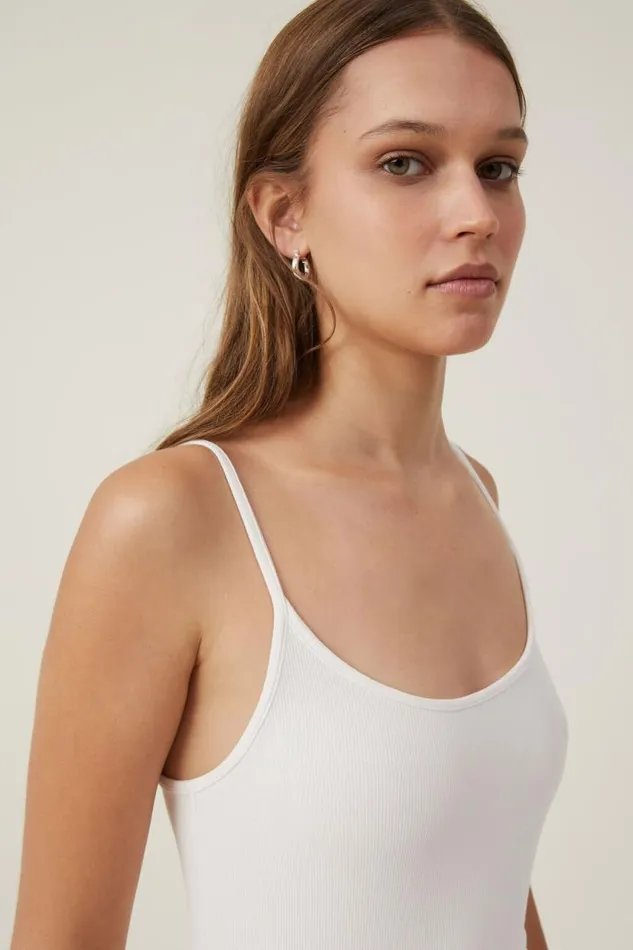 Staple 90S Slip Maxi Dress Porcelain Women Cotton On Dresses