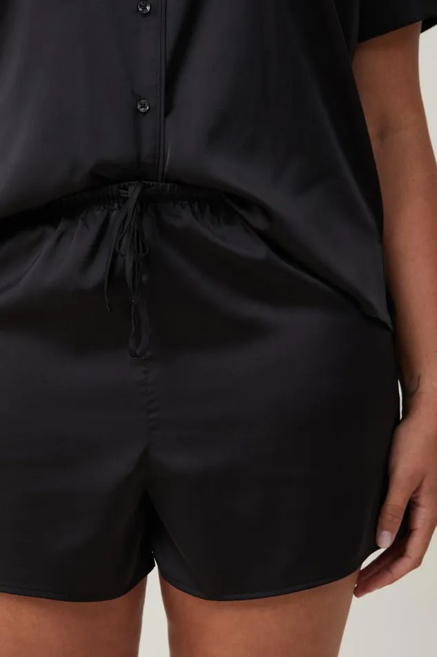 Staycay Satin Sleep Set Black Women Cotton On Pajamas Staycay Satin Sleep Set Black Women Cotton On Pajamas