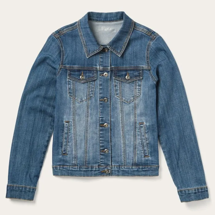 Stetson Stretch Denim Jacket Blue Women Stetson Jackets