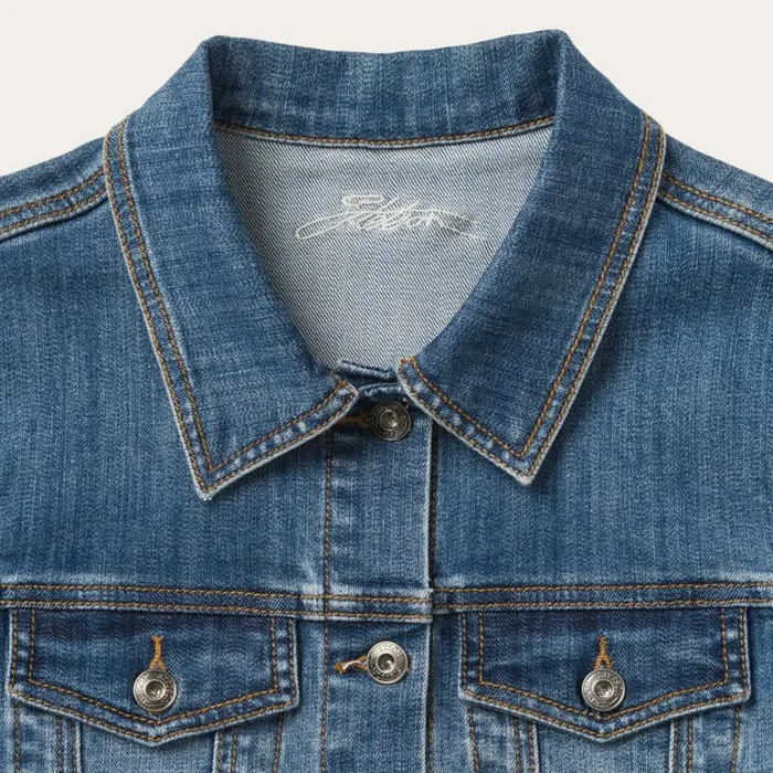 Stetson Stretch Denim Jacket Blue Women Stetson Jackets