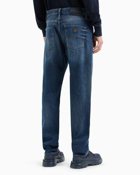 Straight Jeans Blue Men Armani Denim Straight Jeans Blue Men Armani Denim