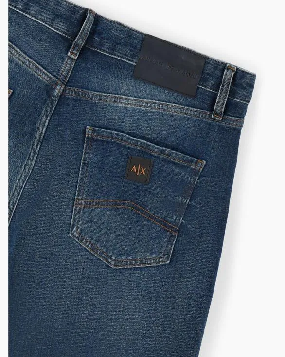 Straight Jeans Blue Men Armani Denim Straight Jeans Blue Men Armani Denim