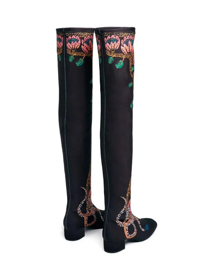 Stretch Boots Eve Black Women La Double J Shoes Stretch Boots Eve Black Women La Double J Shoes