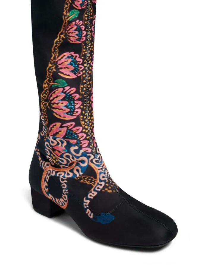Stretch Boots Eve Black Women La Double J Shoes Stretch Boots Eve Black Women La Double J Shoes