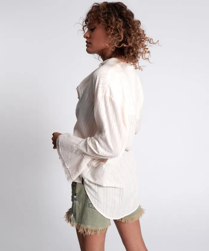 STRIPE FANTASIE SHIRT Women One Teaspoon Shirts STRIPE FANTASIE SHIRT Women One Teaspoon Shirts