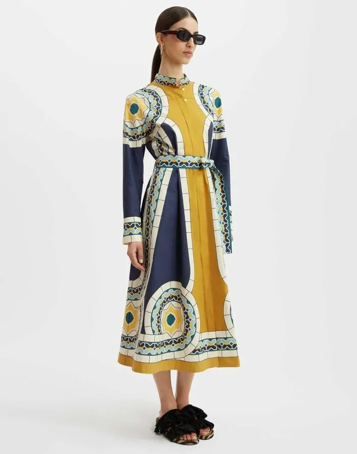 Sundowner Dress Mudejar Place Blue Women La Double J Dresses
