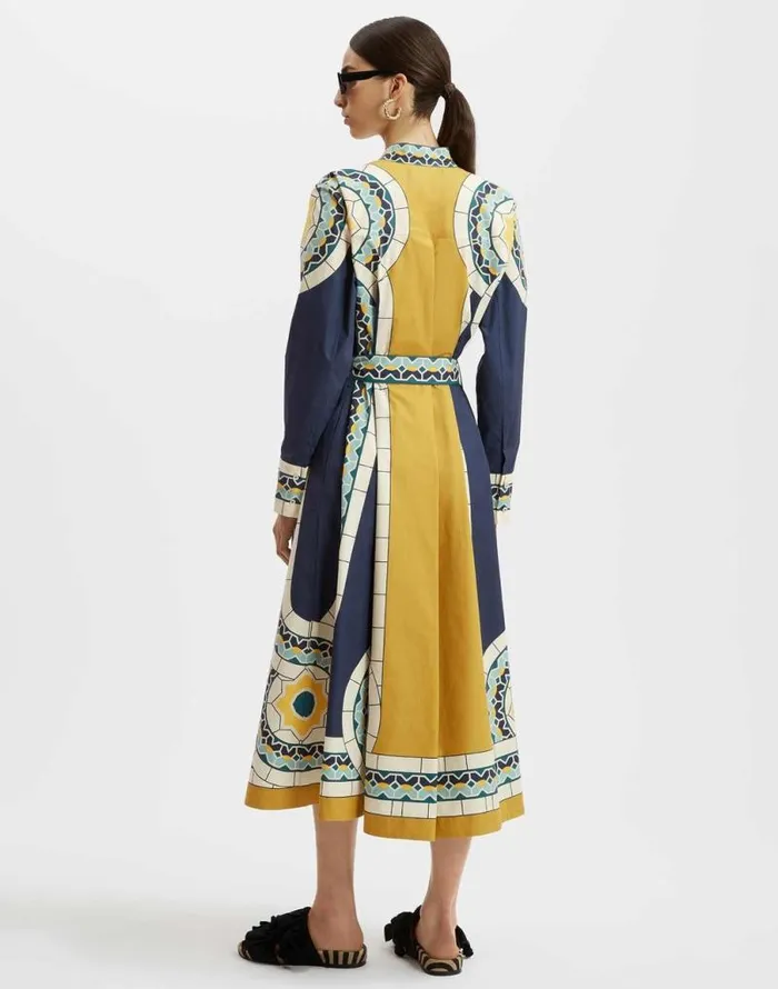 Sundowner Dress Mudejar Place Blue Women La Double J Dresses Sundowner Dress Mudejar Place Blue Women La Double J Dresses