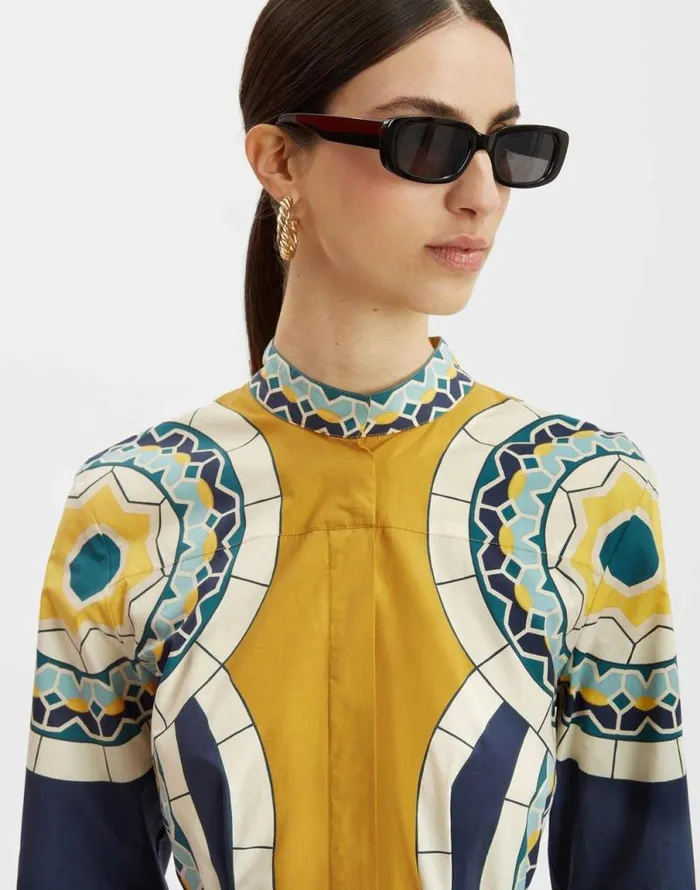 Sundowner Dress Mudejar Place Blue Women La Double J Dresses Sundowner Dress Mudejar Place Blue Women La Double J Dresses