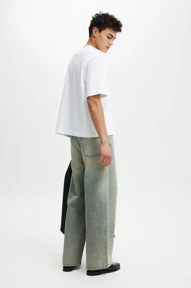 Super Baggy Jean Millenium Tint Blue Men Cotton On Pants Super Baggy Jean Millenium Tint Blue Men Cotton On Pants