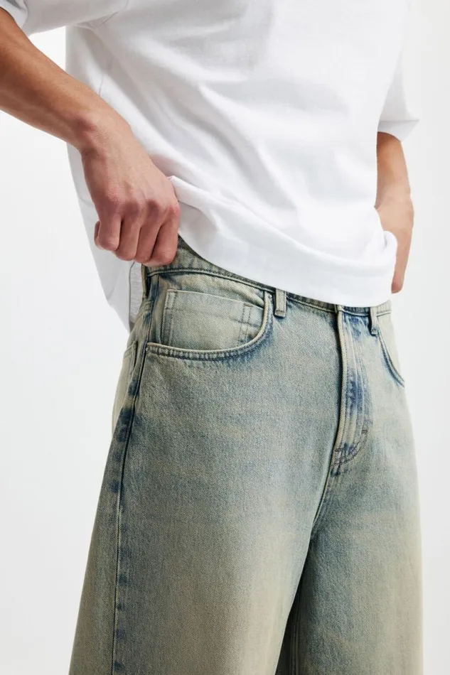 Super Baggy Jean Millenium Tint Blue Men Cotton On Pants Super Baggy Jean Millenium Tint Blue Men Cotton On Pants