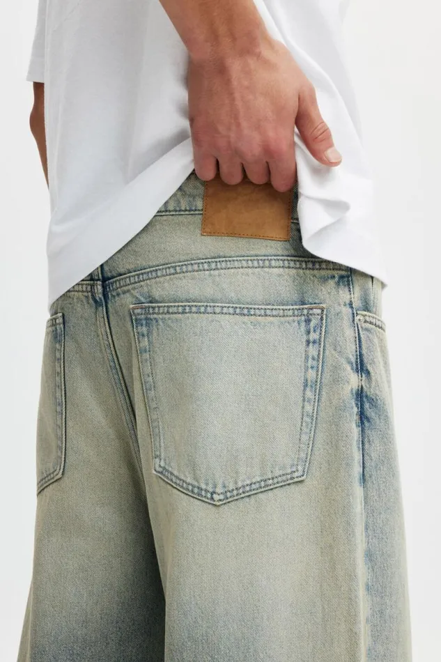 Super Baggy Jean Millenium Tint Blue Men Cotton On Pants Super Baggy Jean Millenium Tint Blue Men Cotton On Pants