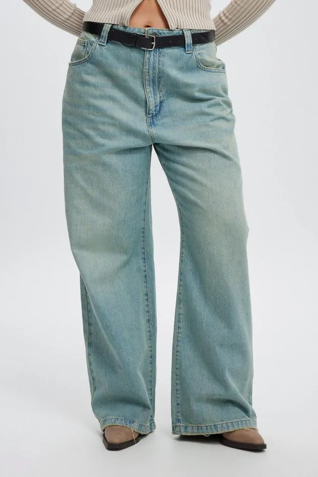 Super Baggy Jean Shell Blue Women Cotton On Pants Super Baggy Jean Shell Blue Women Cotton On Pants